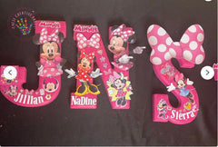 Minnie Mouse Themed Letters - Image #1